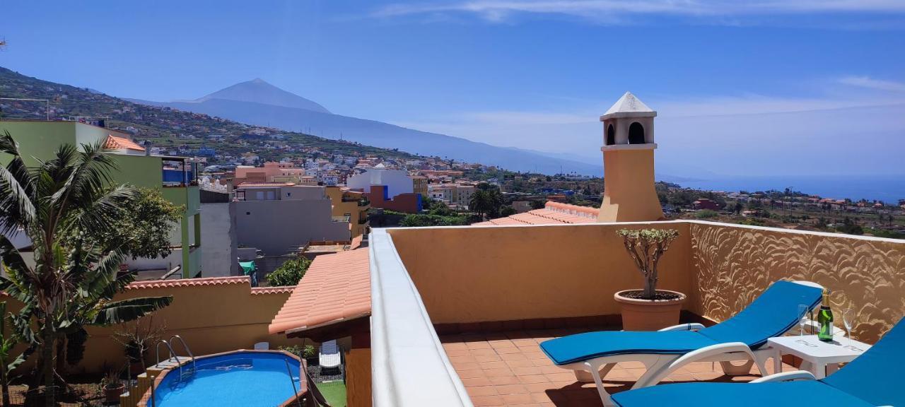 Casa" Vistas Al Teide" Mar Piscina Privada Parking Cubierto Gratuito En Las Instalaciones La Victoria de Acentejo Εξωτερικό φωτογραφία