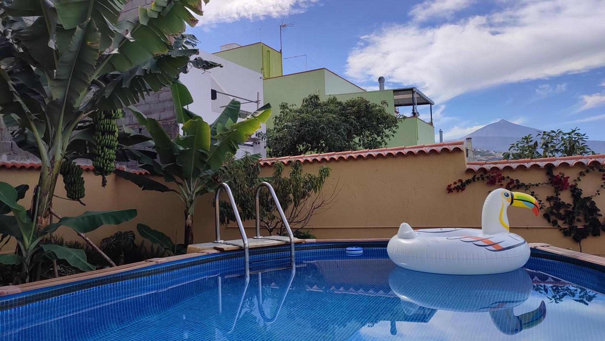 Casa" Vistas Al Teide" Mar Piscina Privada Parking Cubierto Gratuito En Las Instalaciones La Victoria de Acentejo Εξωτερικό φωτογραφία