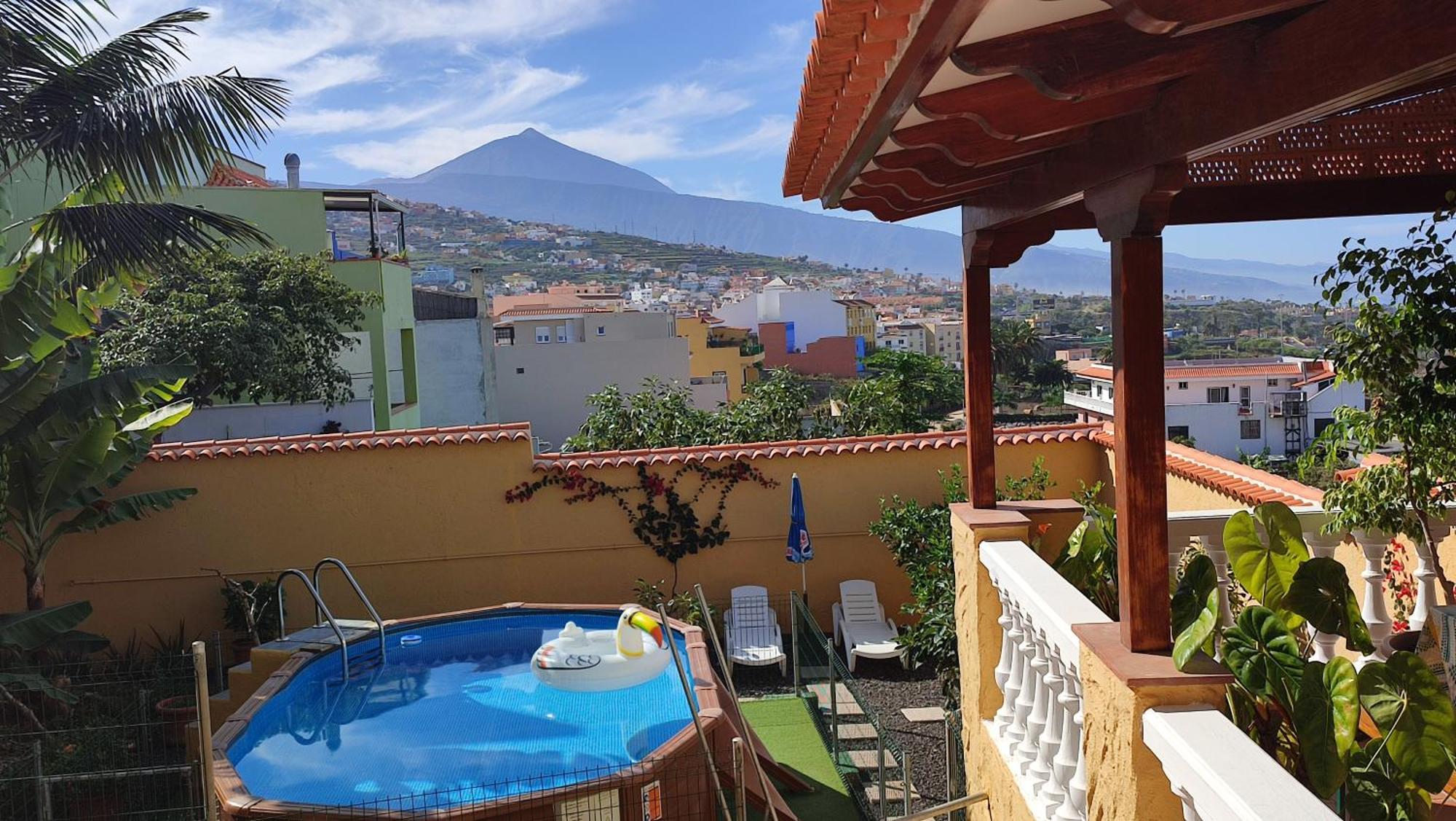 Casa" Vistas Al Teide" Mar Piscina Privada Parking Cubierto Gratuito En Las Instalaciones La Victoria de Acentejo Εξωτερικό φωτογραφία